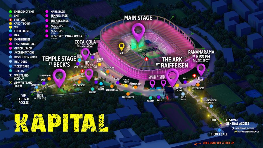 Neversea Kapital începe pe Arena Națională! Ghid complet pentru participanții la festivalul din București 3 neversea3